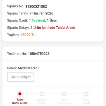 Yurtiçi Kargo İade Talebimi Reddetti, Trendyol’dan Çözüm İstiyorum