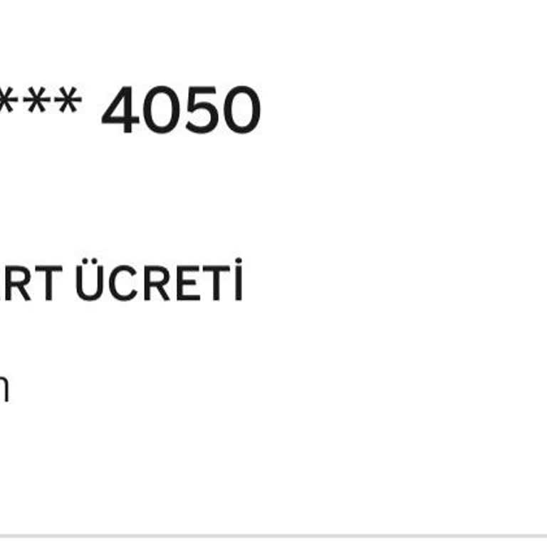 Kredi Kartı Yıllık Ücreti Hatalı Çekildi, İade Talebi