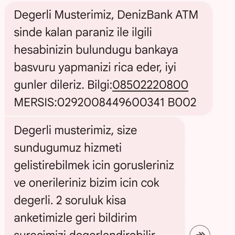 Ortak ATM'de Yatırılan 7.000 TL Hesaba Yansımadı