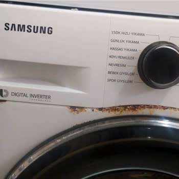 Kısa Sürede Paslanan Çamaşır Makinesi Kapısı Ücretsiz Değişim Talebi
