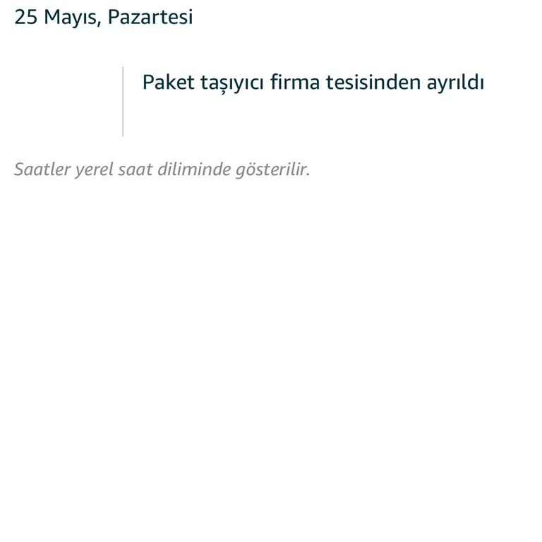 Amazon Siparişim Kargoda Duruyor Ve İade Talep Ediyorum