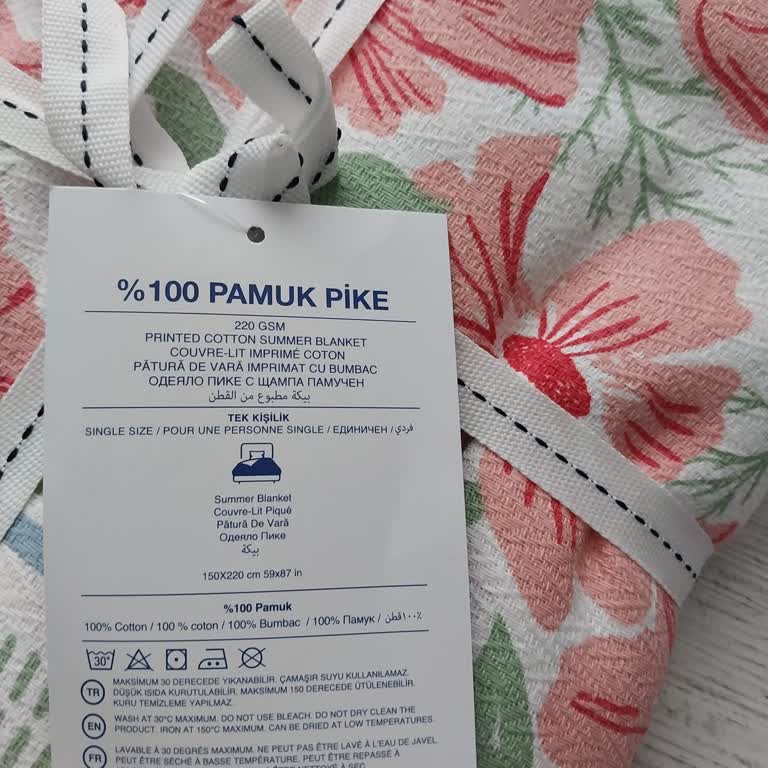 English Home Trendyol'da Çift Kişilik Pike Takımının Tek Kişilik Gönderilmesi