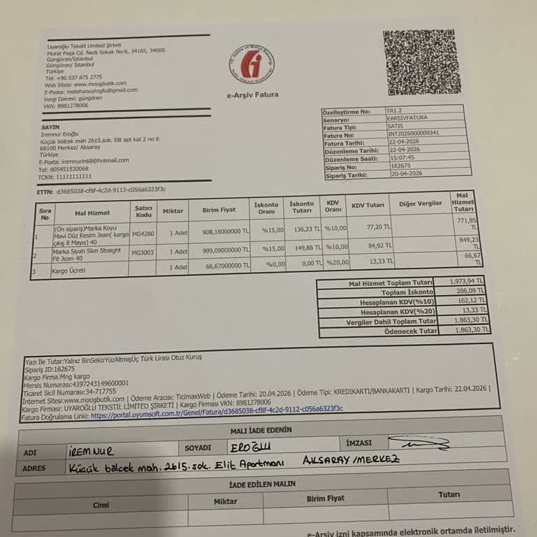İade Sonrası Geciken Ücret İadesi Ve Cevapsız Müşteri Hizmetleri