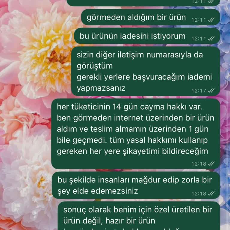 Bezen Store “İade Yok, Sadece Değişim Yapılabilir” Diyerek Ücret İadesi Talebimi Reddetti