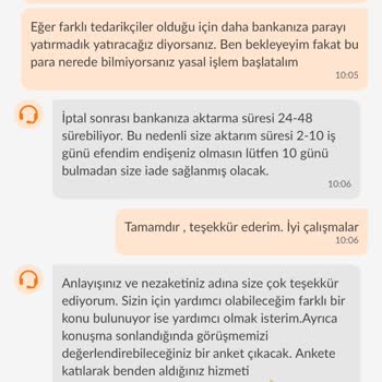 Trendyol'dan İptal Edilen Siparişlerin İadesi Bankamda Görünmüyor