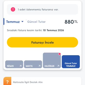 Onaysız Paket Değişikliği Nedeniyle Yüksek Fatura