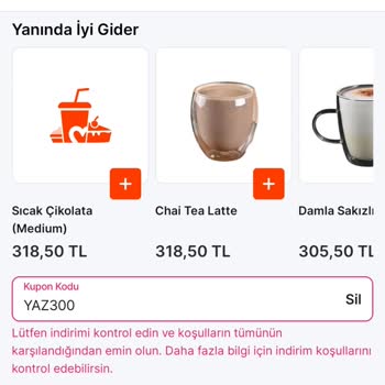 450 TL Üzeri Alışverişte Kupon Çalışmıyor