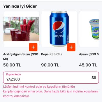 450 TL Üzeri Alışverişte Kupon Çalışmıyor