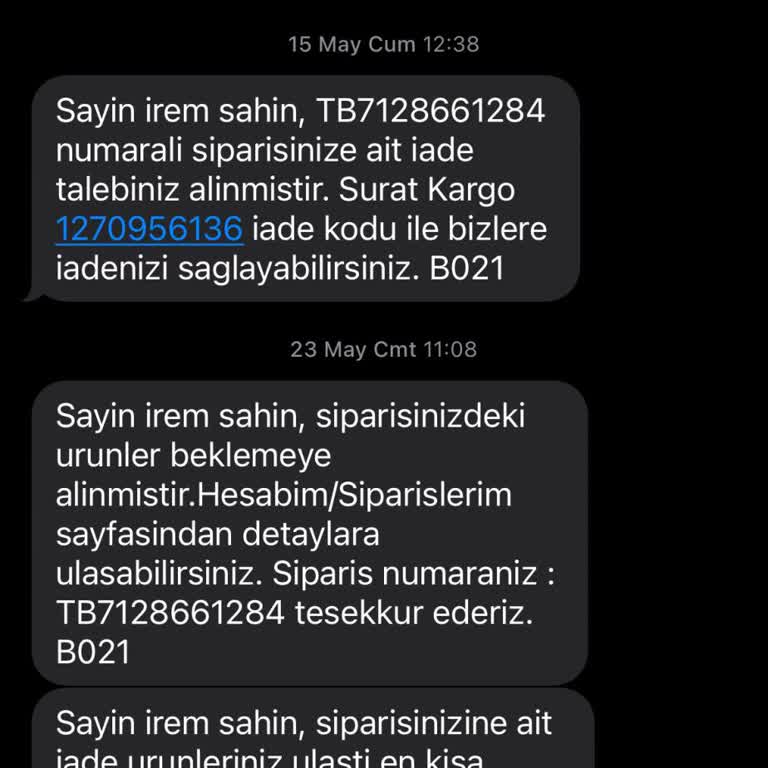 İade Edilen 1.599,95 TL Ücretimin Gecikmesi Ve Müşteri Hizmetlerinin Oyalaması