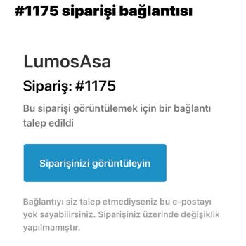 Lumosasa'dan Geciken Sipariş Ve Yanıtsız İletişim Nedeniyle İade Talebi