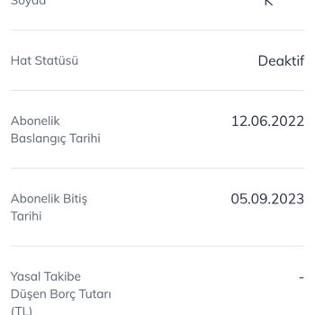 Alacak Görünen Hattımda Çelişkili Bilgiler Ve İade Talebi