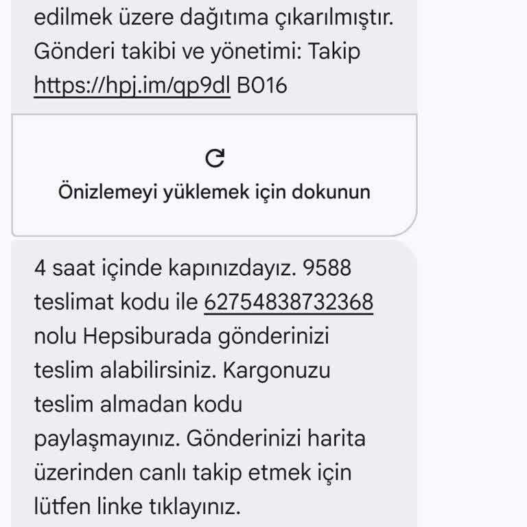 Hepsijet Kargom Adrese Teslim Edilmedi Şubeden Almamı İstiyor
