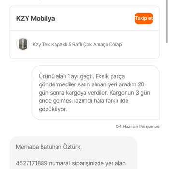 Eksik Parçalar Gönderilmedi Ve Hepsiburada Müşteri Hizmetleri Yanıt Vermiyor