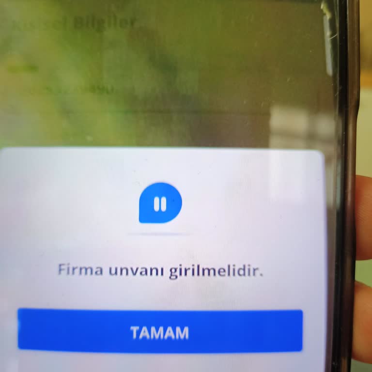 Dijital Müşteri Olma Talebimizin Mobil Uygulamada Reddedilmesi Ve Açıklama İsteği