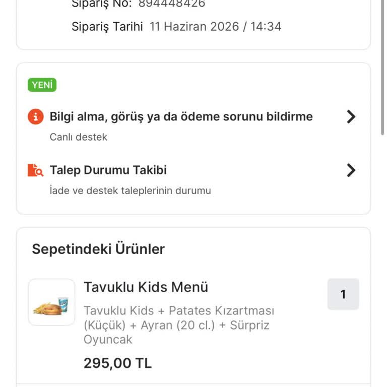 Burger King Migros Yemek’te Yanıltıcı Teslim Süresi Ve Uzayan Sipariş Şikayetim