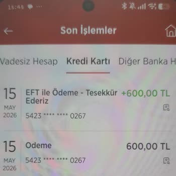 Ödeme Sistemde Görünmüyor, Kredi Kartı Kapalı Ve Faiz İşleniyor