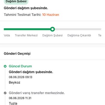 PTT Kargo Ürünü Beykoz Dağıtım Merkezinde Uzun Süre Bekletilmesi Ve Teslim Edilmemesi
