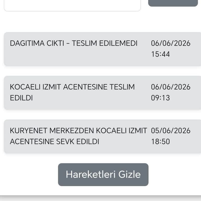 Kuryenet Üzerinden Ziraat Bankası Kartımın Teslim Edilememesi Ve Bilgilendirme Sorunu