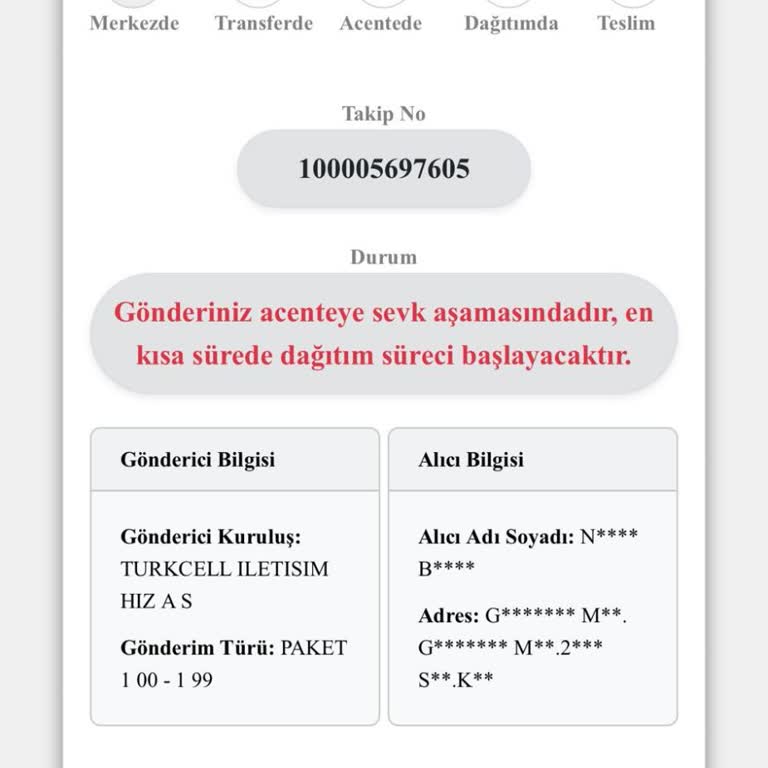 Kuryenet Kargosunun Teslim Edilmemesi Ve Müşteri Hizmetine Ulaşılamaması