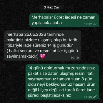Yanlış Ürün Gönderimi Ve İade Sürecindeki Uzun Gecikme