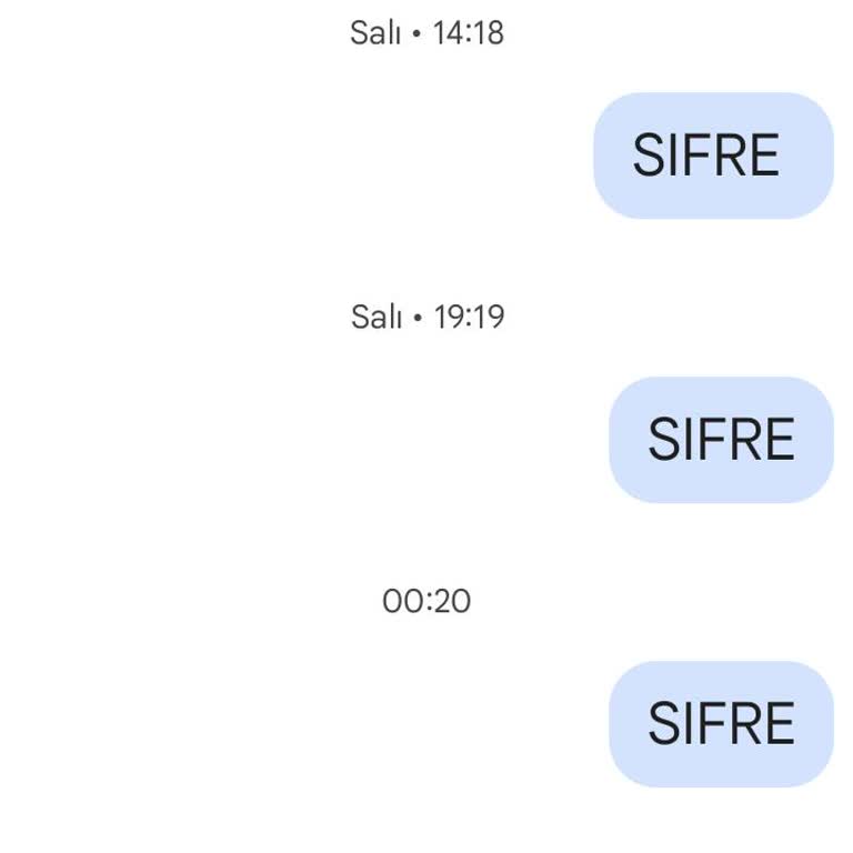 Şifre SMS'leri Gelmedi Ve Yetkili Müşteri Temsilcisine Ulaşamıyorum