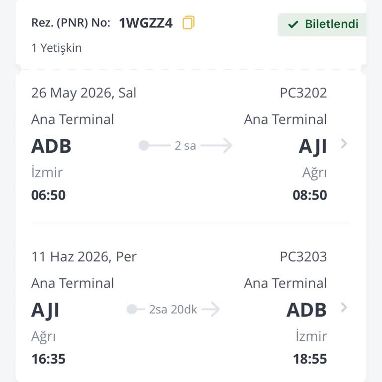 Ağrı-İzmir Uçuşunun Gecikmesi Ve Yetersiz Bilgilendirme