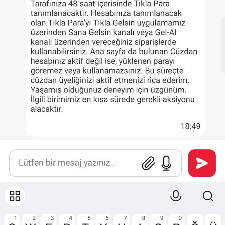 Hamur Halinde Gelen Pizza İçin İade Talebi Ve Gecikmiş Geri Ödeme