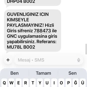 Turkcell Numarama İzin Almadan GNC Şifre SMS’leri Gönderiyor