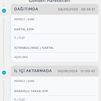 Kargo Teslim Edilmiyor, Kartal Şubesinde Telefon Açılmıyor Ve Saygısız Davranış