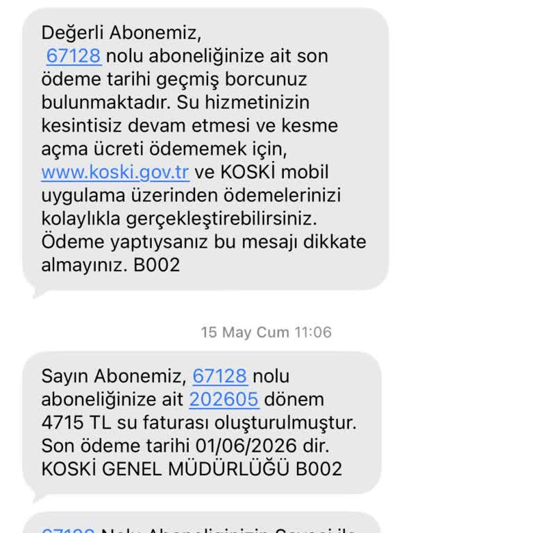 KOSKİ’nin Görülmeyen Su Saati Nedeniyle Haksız 4700 TL Faturaya İtiraz
