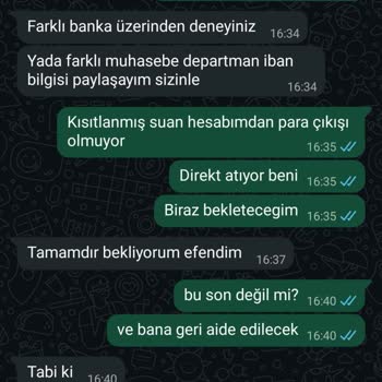 Sahte Alıcıdan Çifte Ödeme Talebi Ve Hesap Dondurulması