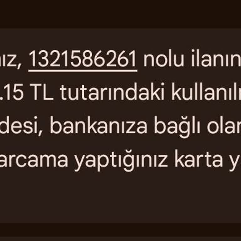 İlanım Onaylandıktan Sonra İptal Edildi Ve Ücret Provizyonda Kaldı, Müşteri Hizmetleri Çözüm Sunmadı