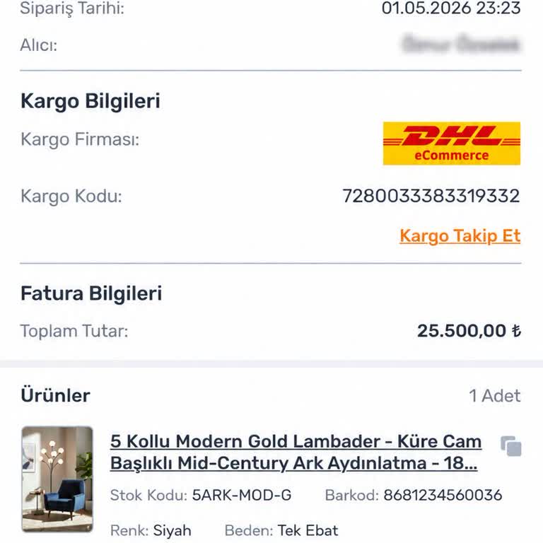 DHL Teslimat Problemleri Müşteriyi Sipariş İptaline Zorladı