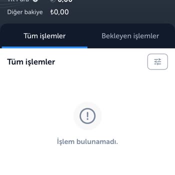 İade İşlemi Başlatılmadı Ve TK Pay Hesabım Boş