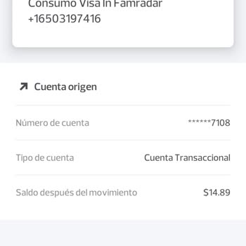 FamRadar, solicito reembolso inmediato por cargos no autorizados