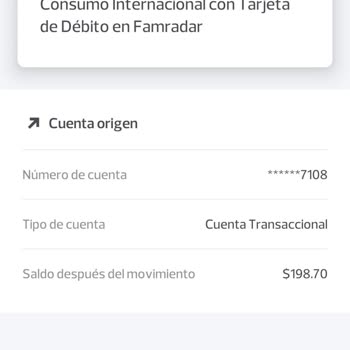 FamRadar, solicito reembolso inmediato por cargos no autorizados