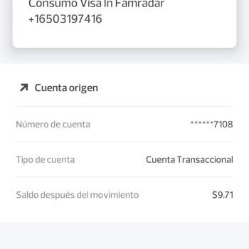 FamRadar, solicito reembolso inmediato por cargos no autorizados