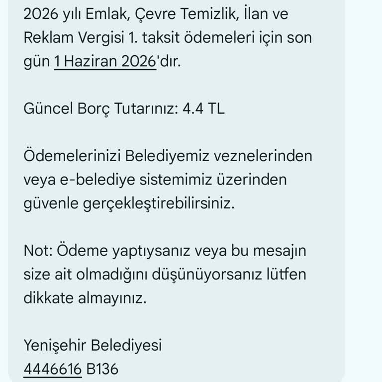 Bursa Yenişehir Belediyesi Dağın Başındaki Küçük Tarla İçin Beklenmeyen Emlak Vergisi Talebi