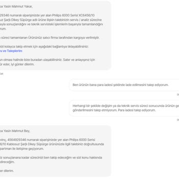Arızalı Philips Süpürgeye İade Reddi Ve Hepsiburada’nın İhmali