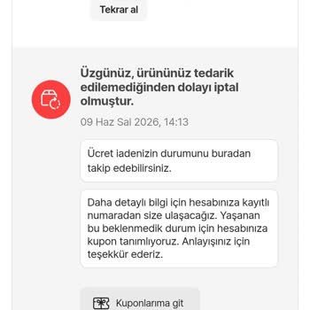 İade Edilmeyen 1.431,93 TL İçin Hızlı Çözüm Talebi