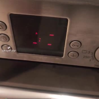 Bosch Fırın Saat Ayar Sorunu