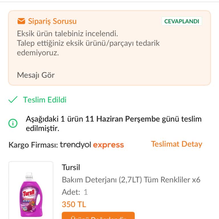 Trendyol Aldatıcı Reklam: Tek Ürün Gönderildi, 6’lı Set Talebi
