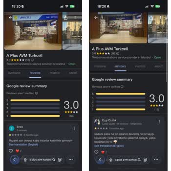 A Plus AVM Turkcell Bayisinde Ücretsiz İşlemlere Aşırı Ücret Talebi