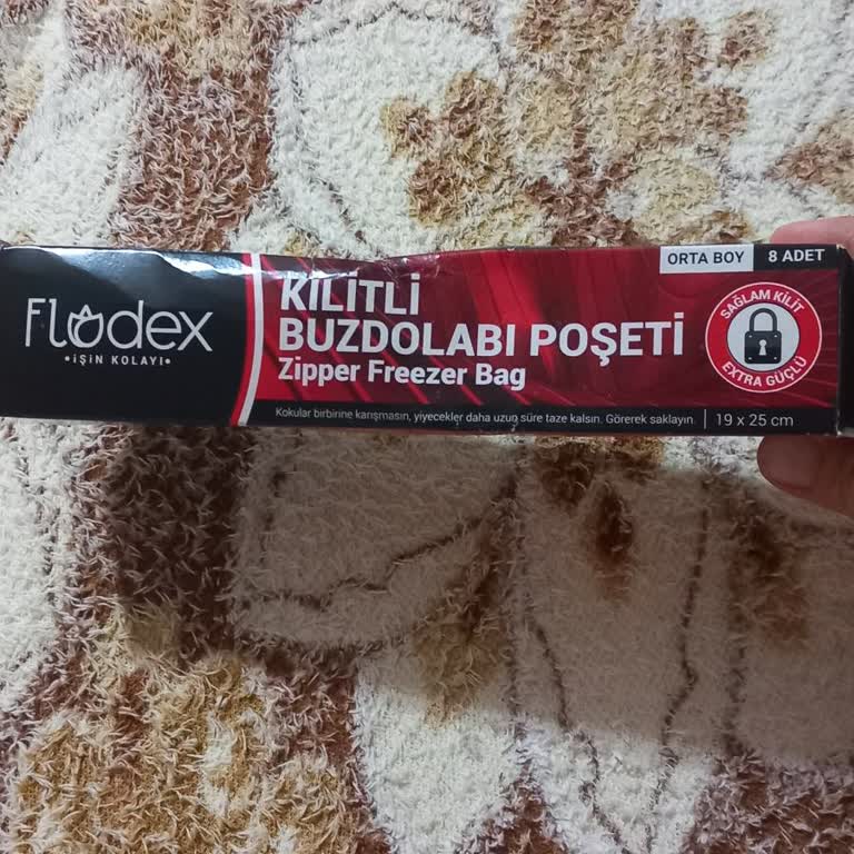 Flodex Buzdolabı Poşetlerinde Kilit Sorunu Ve Eksik Adet