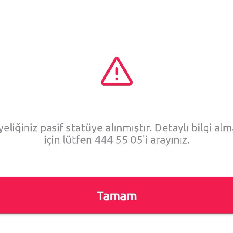 Üyeliğim Neden Pasif Hale Getirildi Ve Çözüm Bulamıyorum