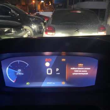 Peugeot Rifter'da Tekrarlayan AdBlue Ve Motor Işık Sorunları, Değişim Talebi