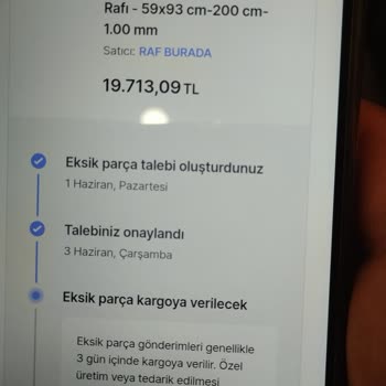 Hepsiburada Ve Rafburada'dan Gelen Eksik Ve Bükülmüş Raf Ayakları İçin Acil Çözüm