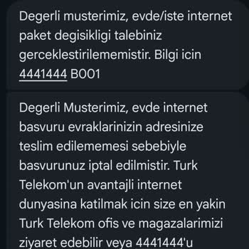 Türk Telekom Modem Ve Sözleşme Gecikmesi Nedeniyle Taahhüt Yenilenemedi ve Faturam Artıyor
