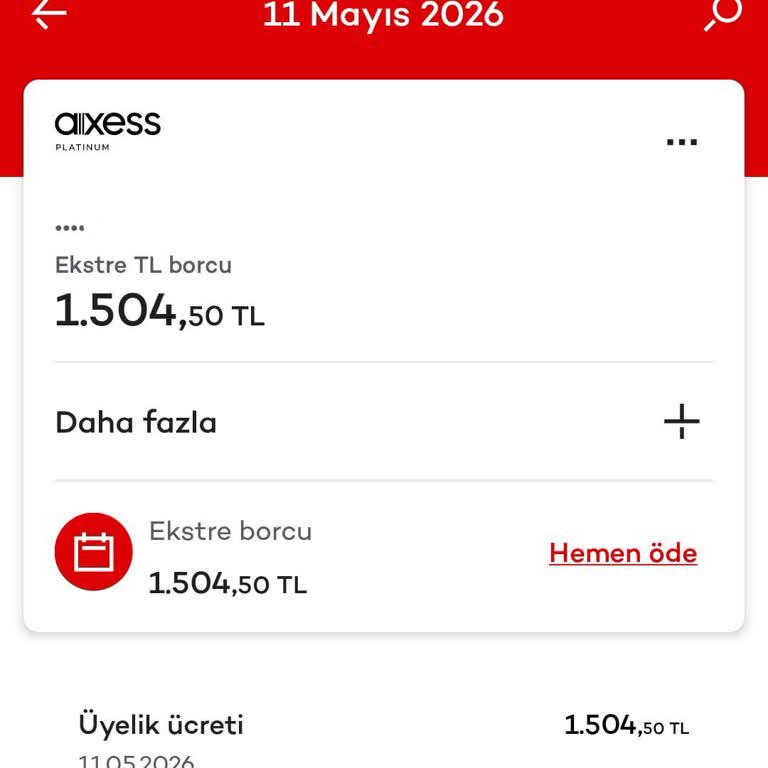 Akbank Kart Aidatının Tam İadesi Talebi