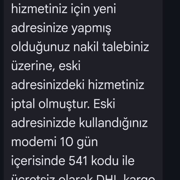 DHL Ecommerce Türkiye Adresten Modem İadesi